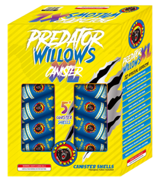 ARTILLERY - PREDATOR WILLOW SHELLS (12)