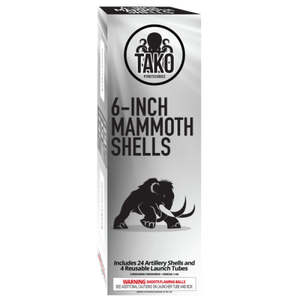ARTILLERY 6" MAMMOTH SHELLS  (24)