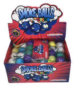 SMOKE - COLOR SMOKE BALLS = 12 PACK