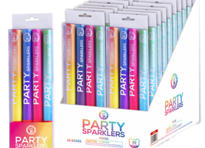 SPARKLERS - PARTY SPARKLERS (ICE FOUNTAINS) - 4 PK