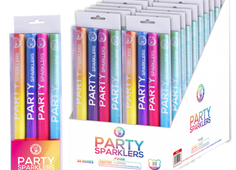 SPARKLERS - PARTY SPARKLERS (ICE FOUNTAINS) - 4 PK