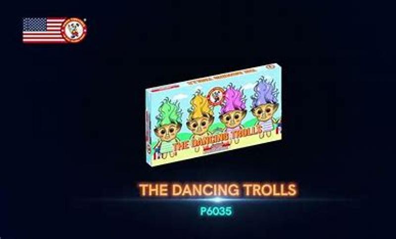 DANCING TROLLS - 4 PACK