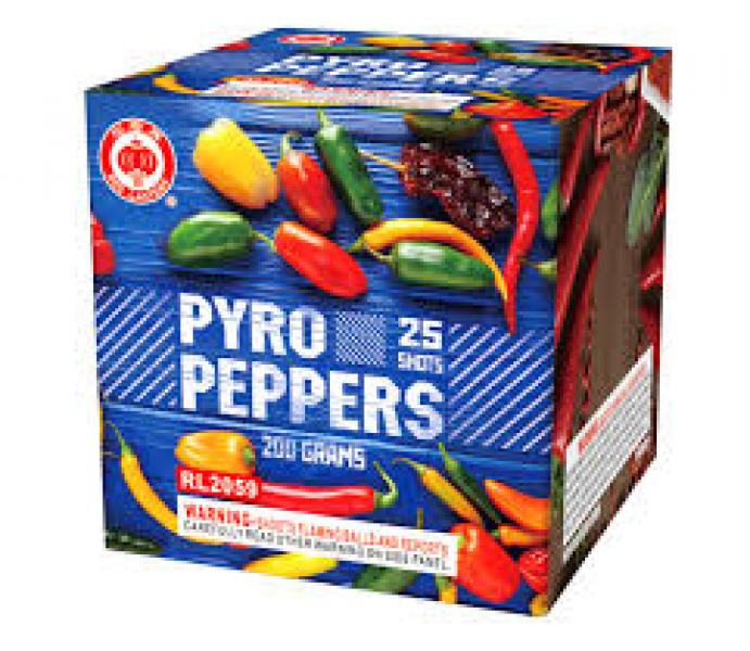 PYRO PEPPERS - 25 SHOT