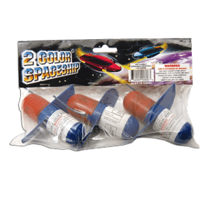2 COLOR SPACESHIP - 3 PACK
