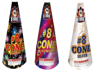 CONE #8 CONE - FIRE BRAND ASSORTED