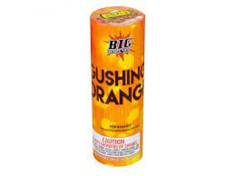GUSHING ORANGE FOUNTAIN