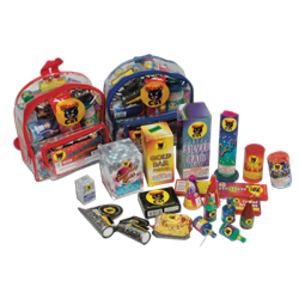ASSORTMENT JR PYRO BACKPACK