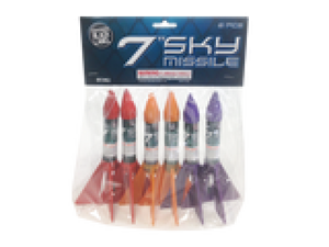 MISSILE - 7 INCH SKY MISSILE - 6 PK