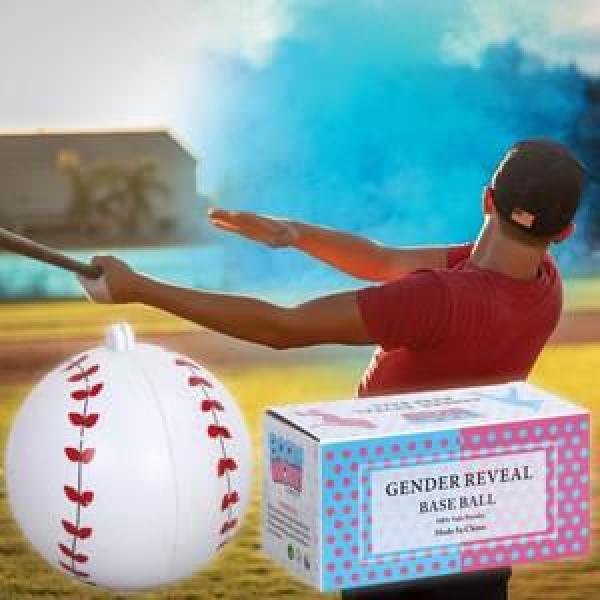 GENDER REVEAL BASEBALL - BOY 2-PK