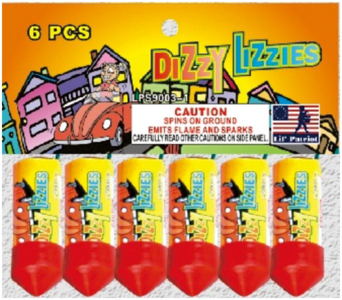 DIZZY LIZZIES - 6 PACK