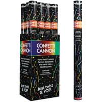 24" CONFETTI CANNON FOIL & STREAMERS