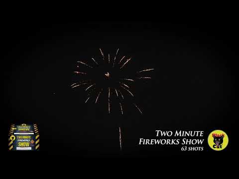 TWO MINUTE FIREWORKS SHOW - 63 SHOT